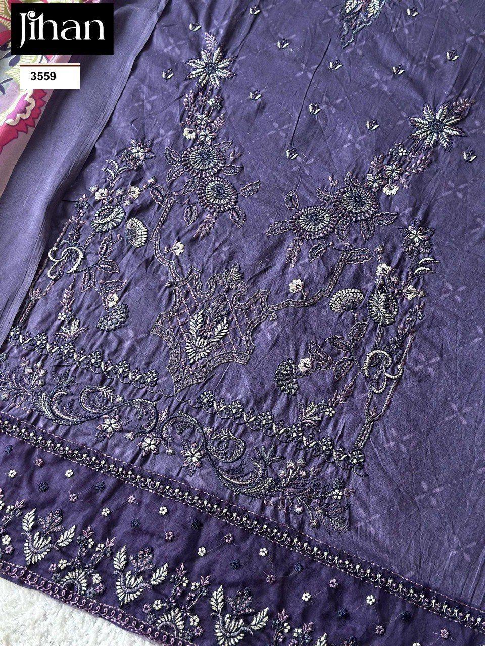 3559 Jihan Embroidery Pakistani Readymade Suits