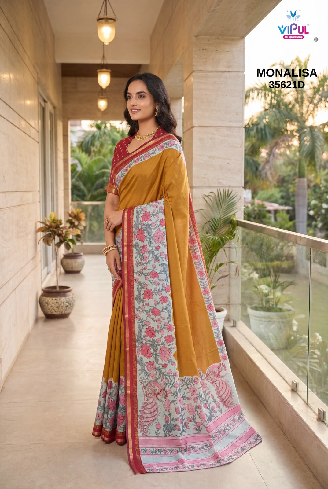 35621-D Vipul Mal Cotton Sarees