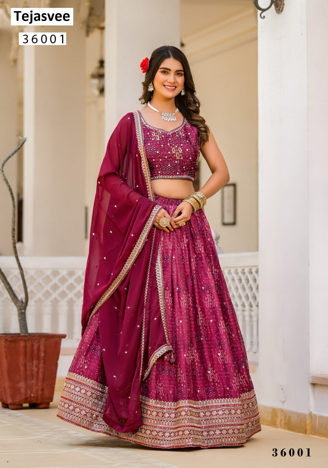 36001 Agnidhara Tejasvee Handwork Readymade Lehenga Choli