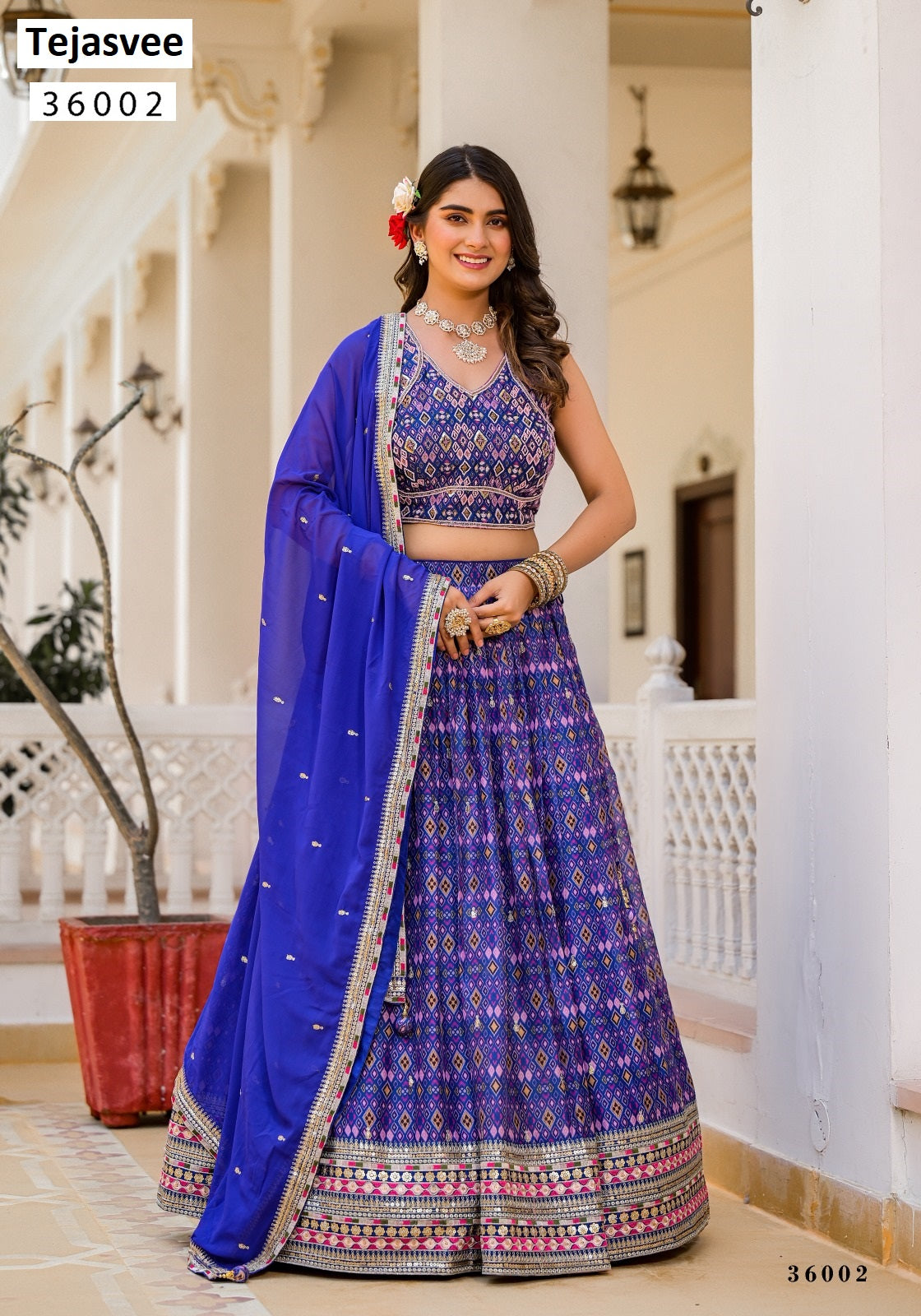 36002 Agnidhara Tejasvee Handwork Readymade Lehenga Choli