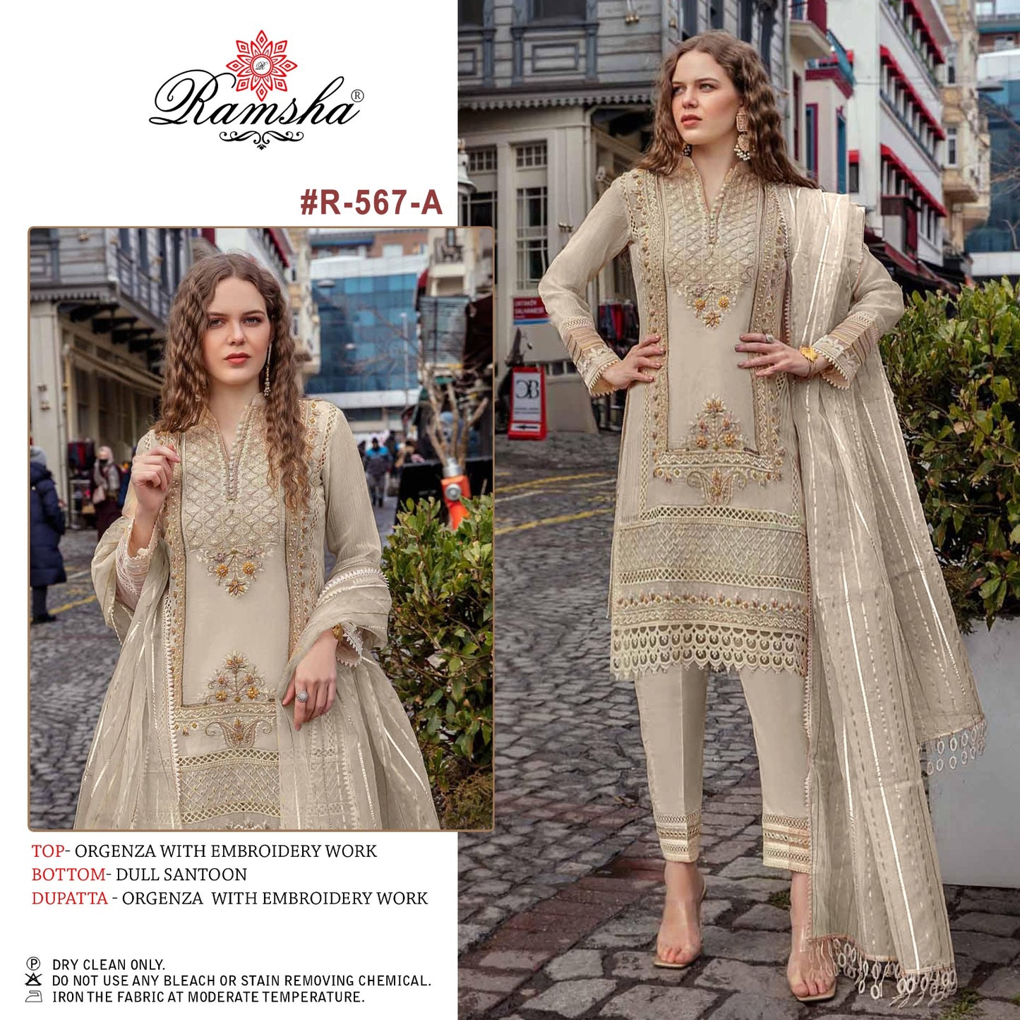 567-A Ramsha Pakistani Salwar Suits