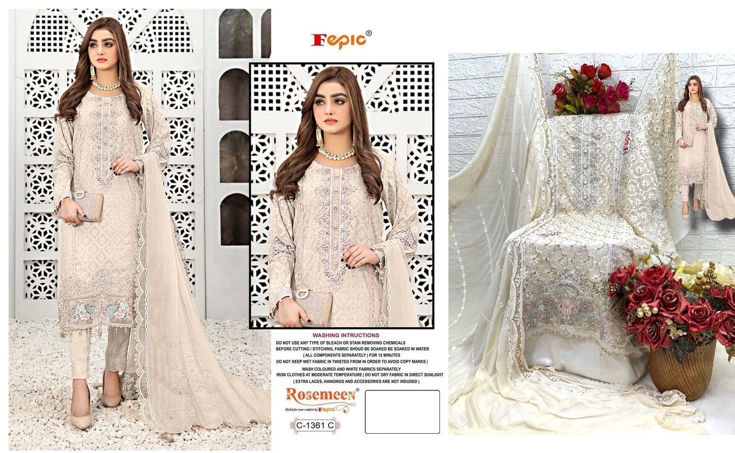 C-1361C Fepic Pakistani Salwar Suits