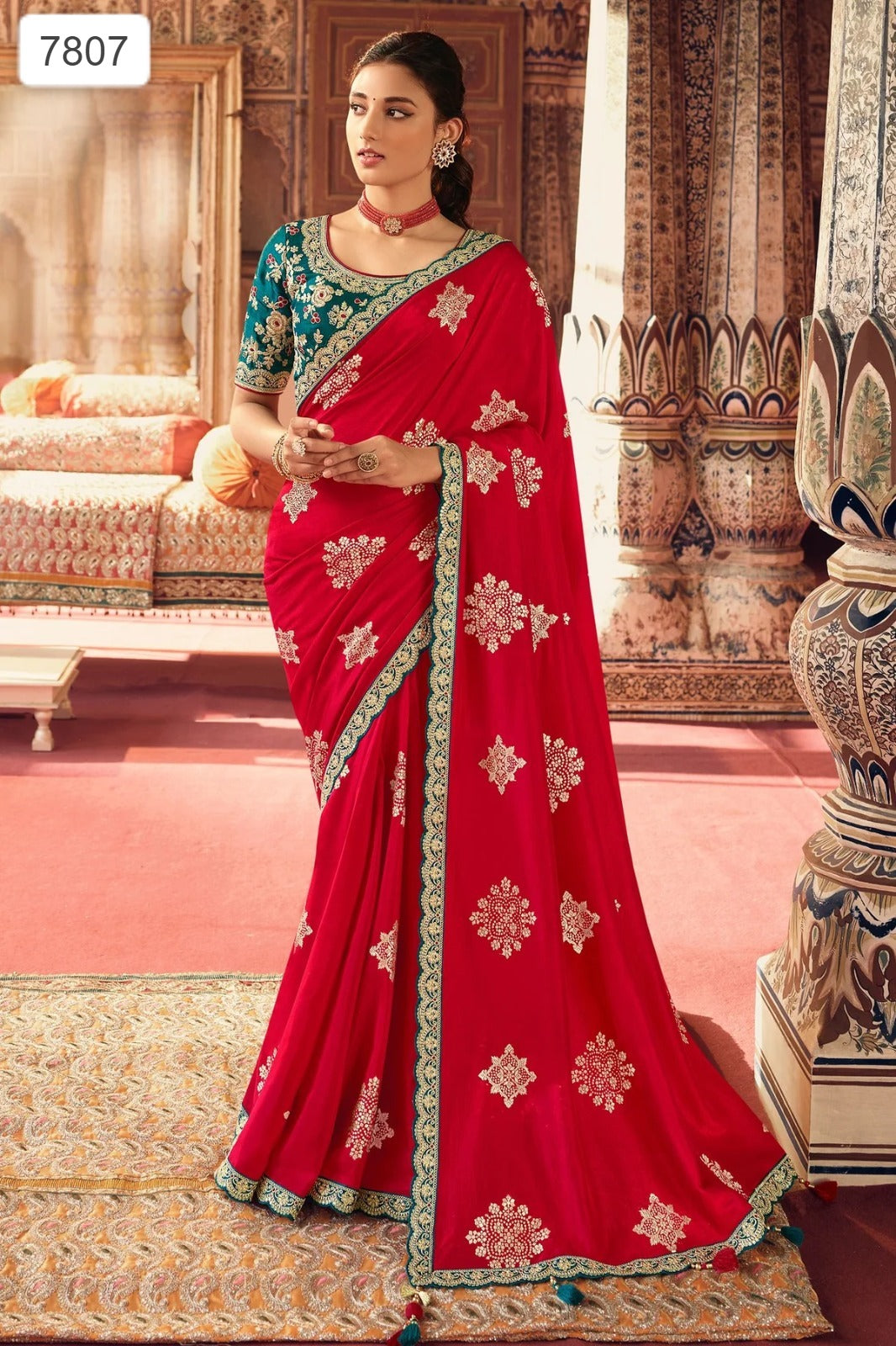 7807 Olivia Sulakshmi Prints Sarees