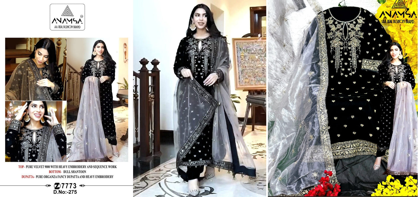 275 Anamsa Pakistani Salwar Suits