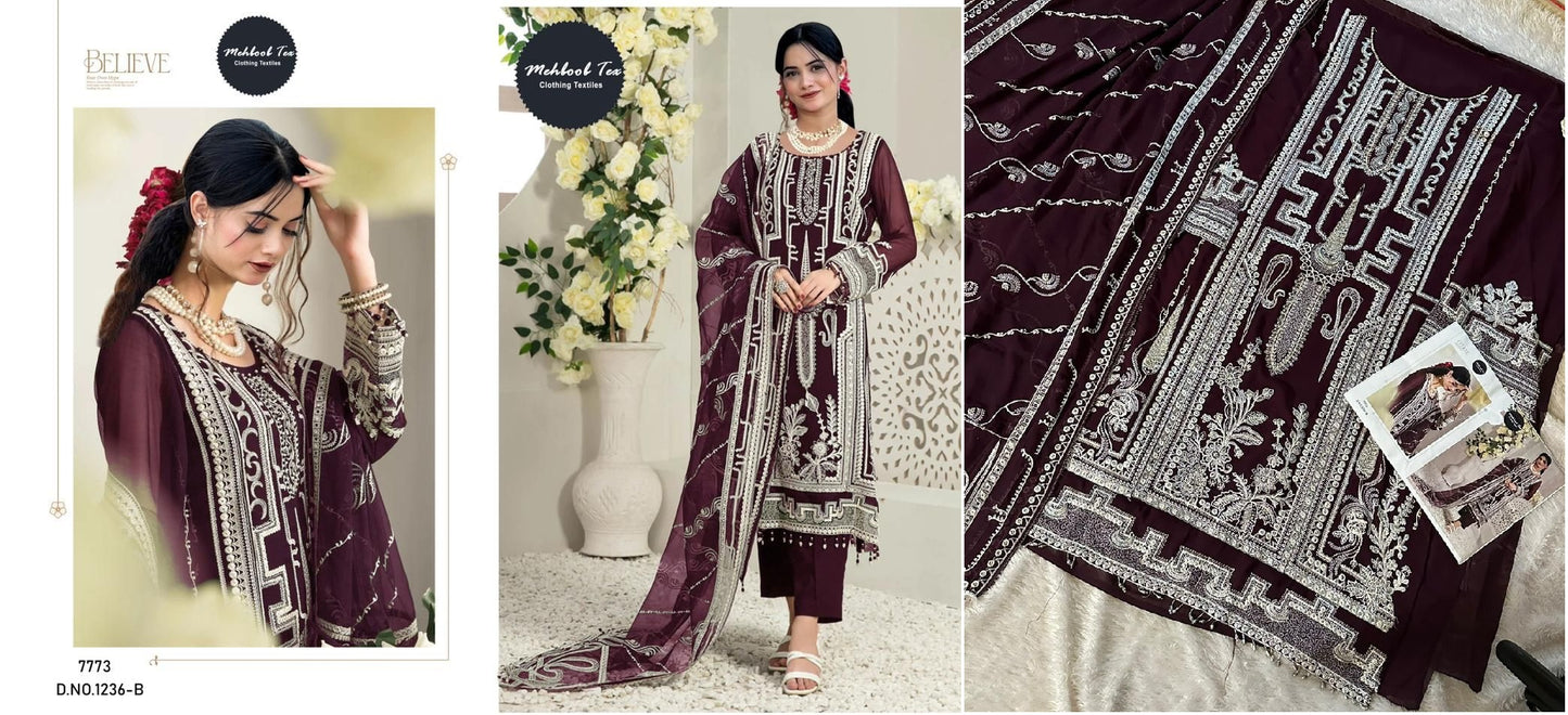 1236B Mehboob Tex Pakistani Salwar Suits