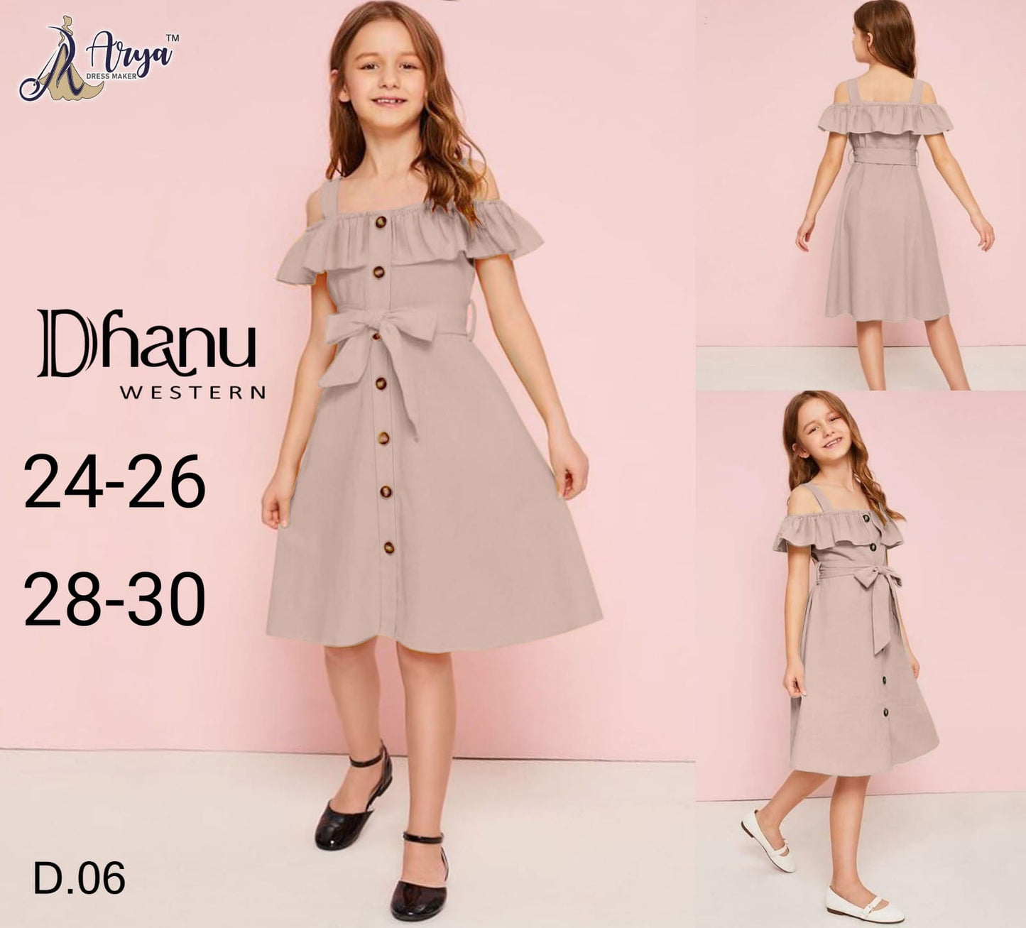 06 Dhanu Adm Girls Western Dress