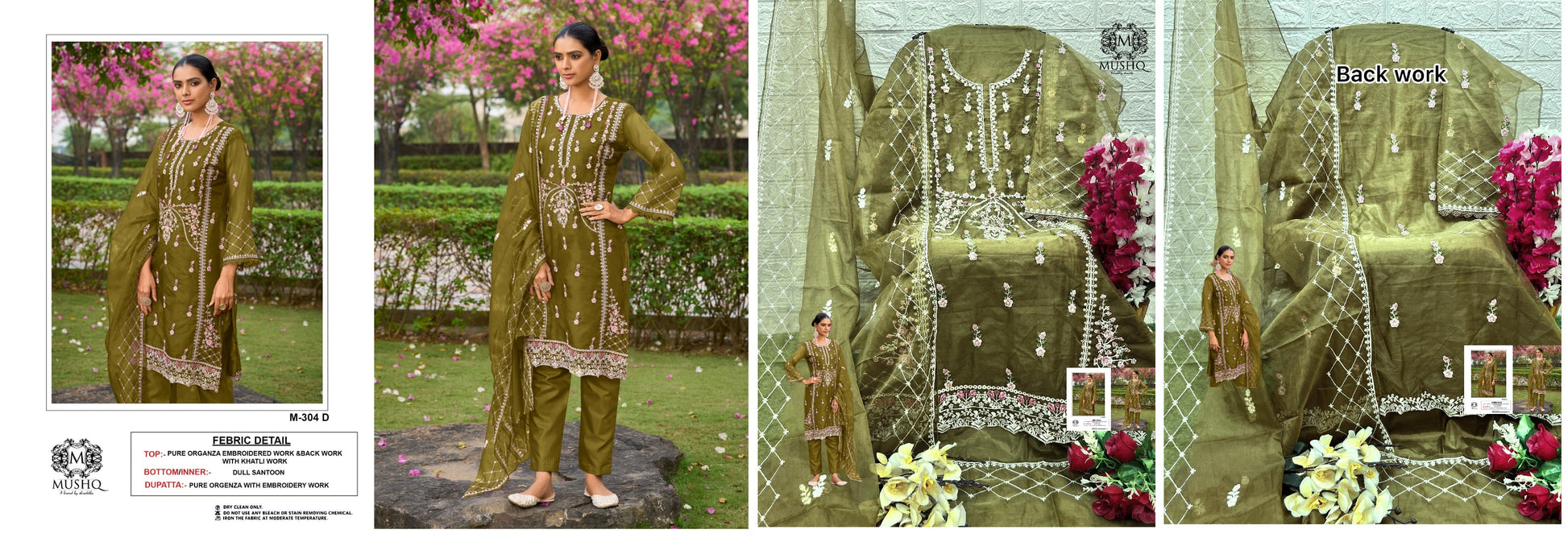 304D Mushq Pakistani Salwar Suits