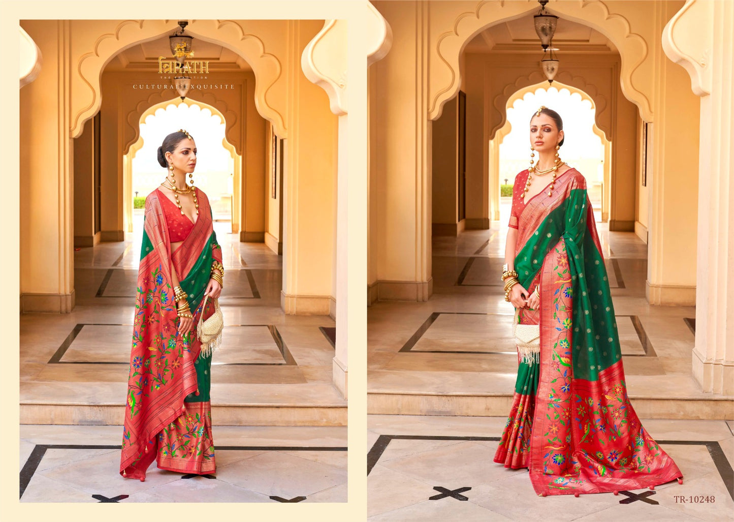 10248 Swastik Trirath Sarees