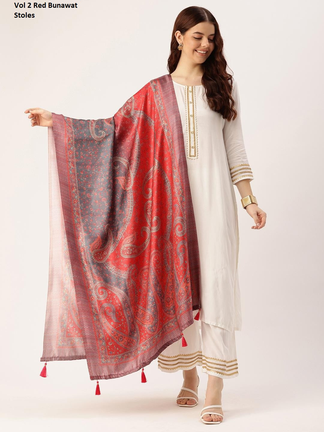 Vol 2 Red Bunawat Stoles