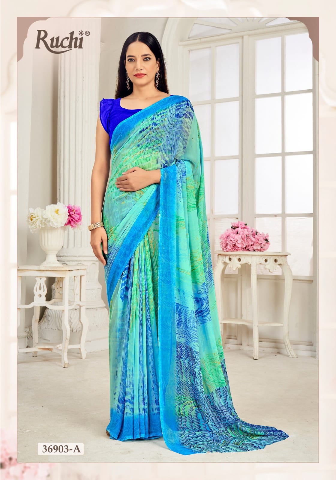 36903A Ragaa Vol 11 Ruchi Georgette Sarees