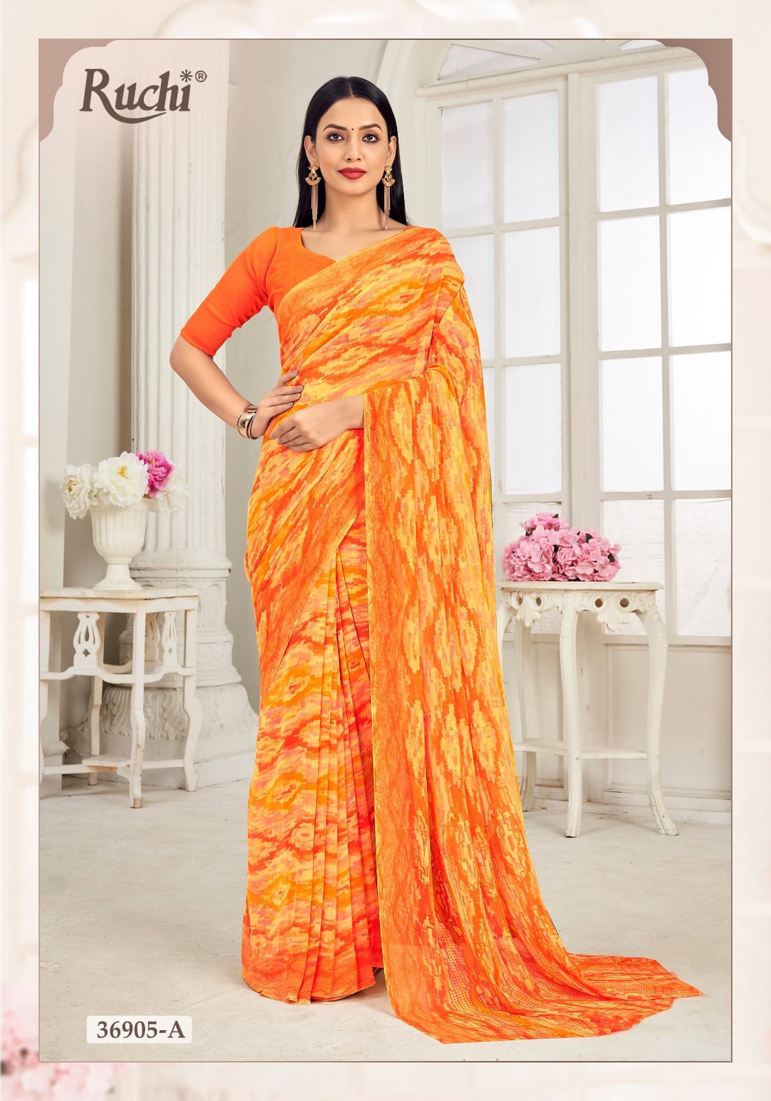 36905A Ragaa Vol 11 Ruchi Georgette Sarees