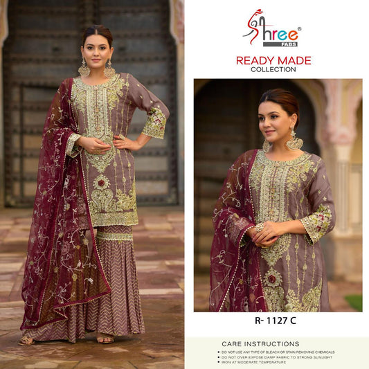 R-1127-C Shree Fabs Pakistani Readymade Suits