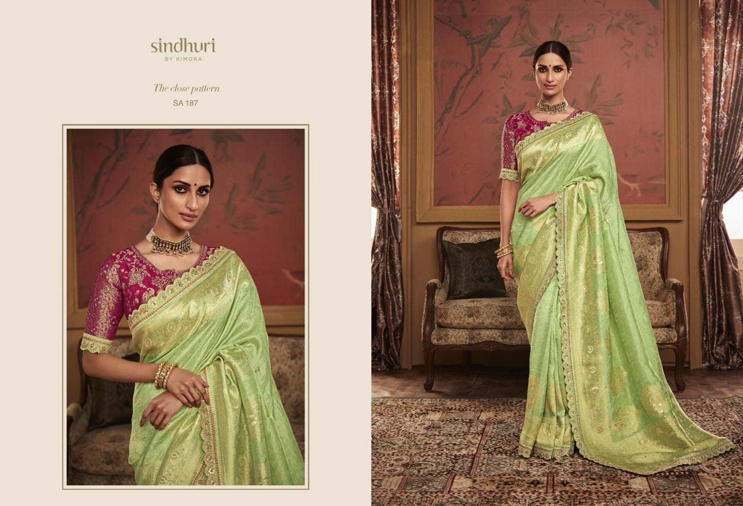 187 Maharani Sindhuri Sarees