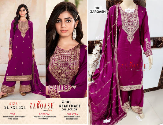 181 Five Star Zarqash Pakistani Readymade Suits