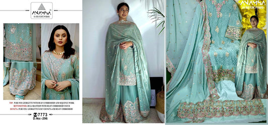 296 Anamsa Pakistani Salwar Suits