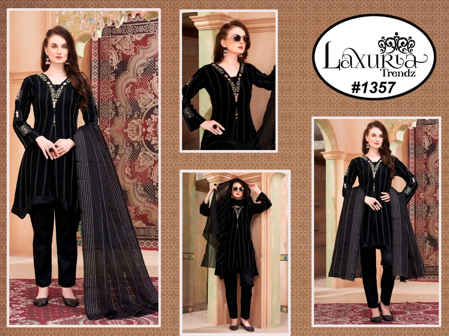 1357 Laxuria Trendz Pakistani Readymade Suits