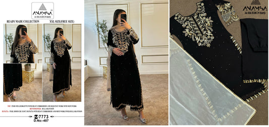 487 Anamsa Pakistani Readymade Suits