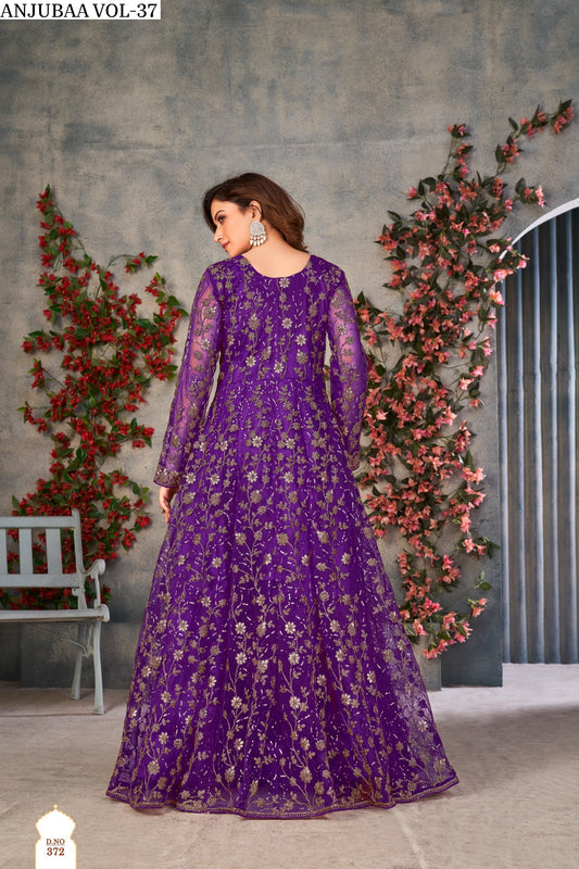372 Vol 37 Anjubaa Anarkali Unstitched Suits