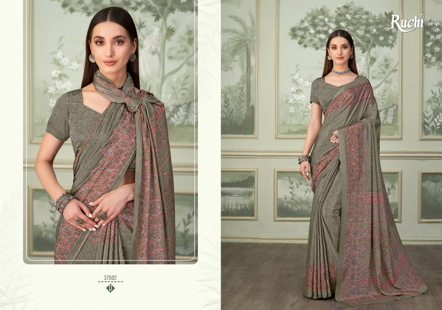 37502D Vivanta Silk 37 Ruchi Crepe Sarees