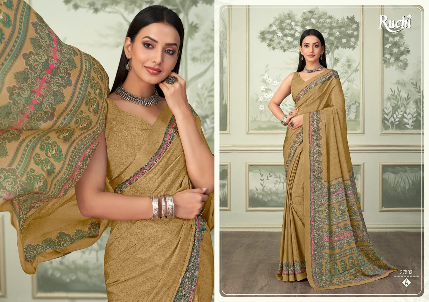 37503A Vivanta Silk 37 Ruchi Crepe Sarees
