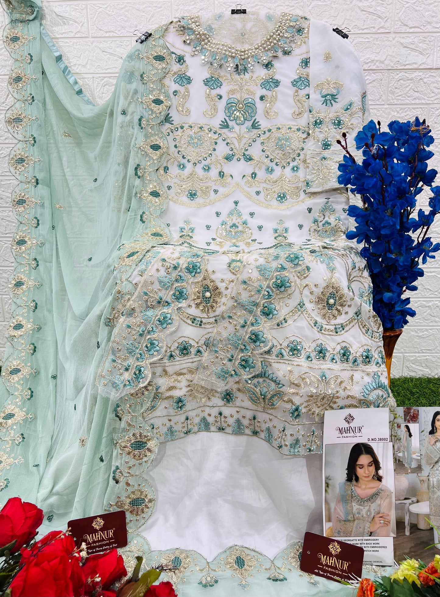 38002 Mahnur Diamond Zarkhan Pakistani Salwar Suits