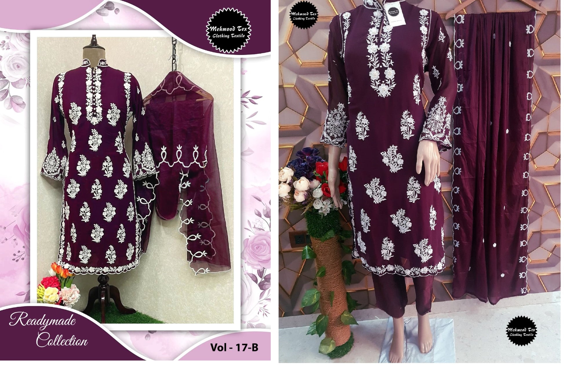 Vol 17 Mehmood Tex Pakistani Readymade Suits