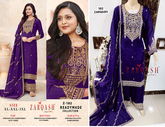 182 Five Star Zarqash Pakistani Readymade Suits