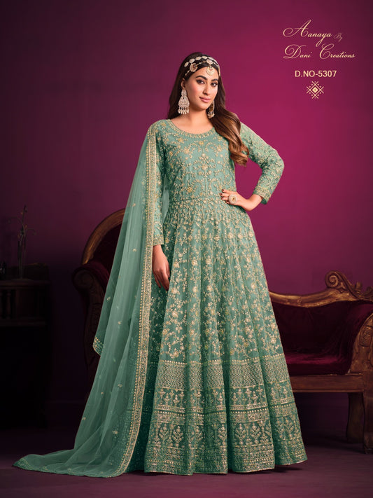 5307 Twisha Aanaya Vol 153 Dani Creation Unstitched Suits