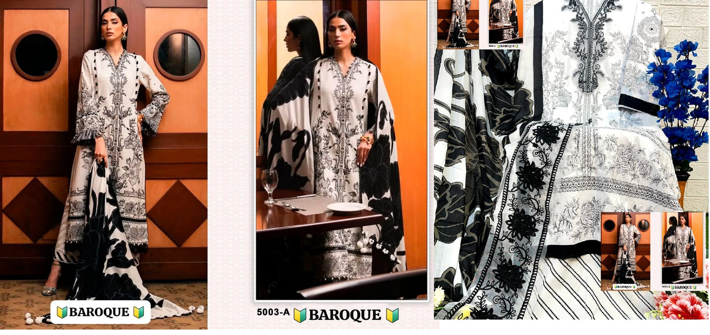 5003A Baroque Pakistani Salwar Suits