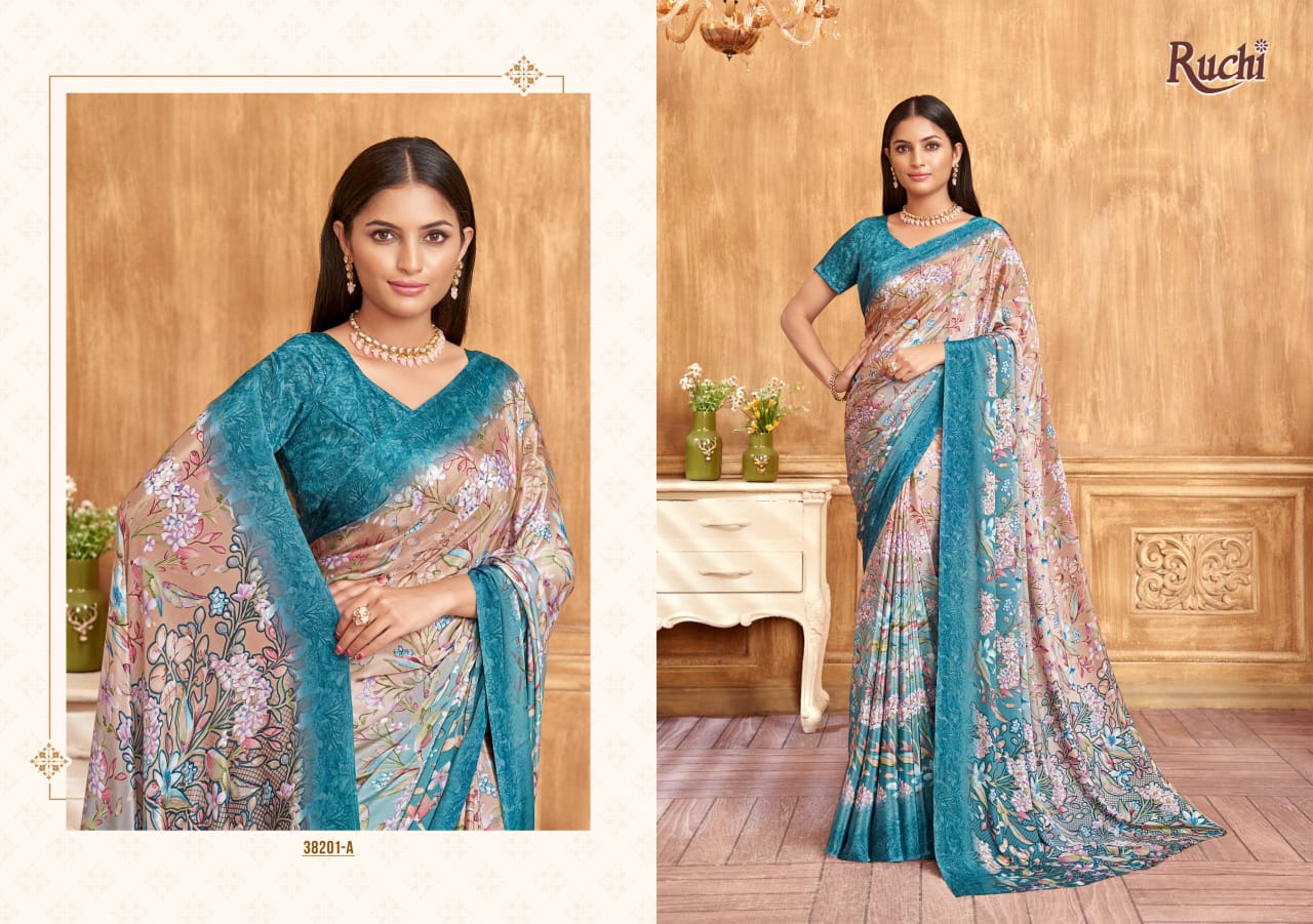 38201A Vivanta Silk 39 Ruchi Crepe Sarees