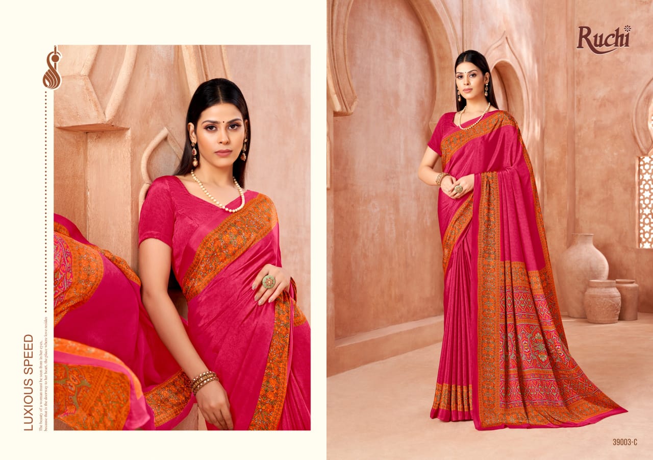 39003C Vivanta Silk 41 Ruchi Silk Sarees