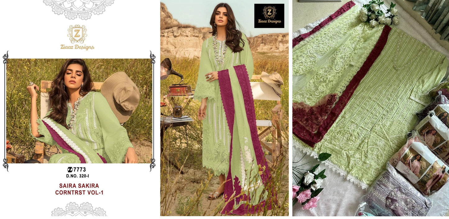320I Ziaaz Designs Pakistani Salwar Suits