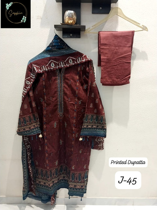 Vol 45 Black Sapphire Pakistani Readymade Suits