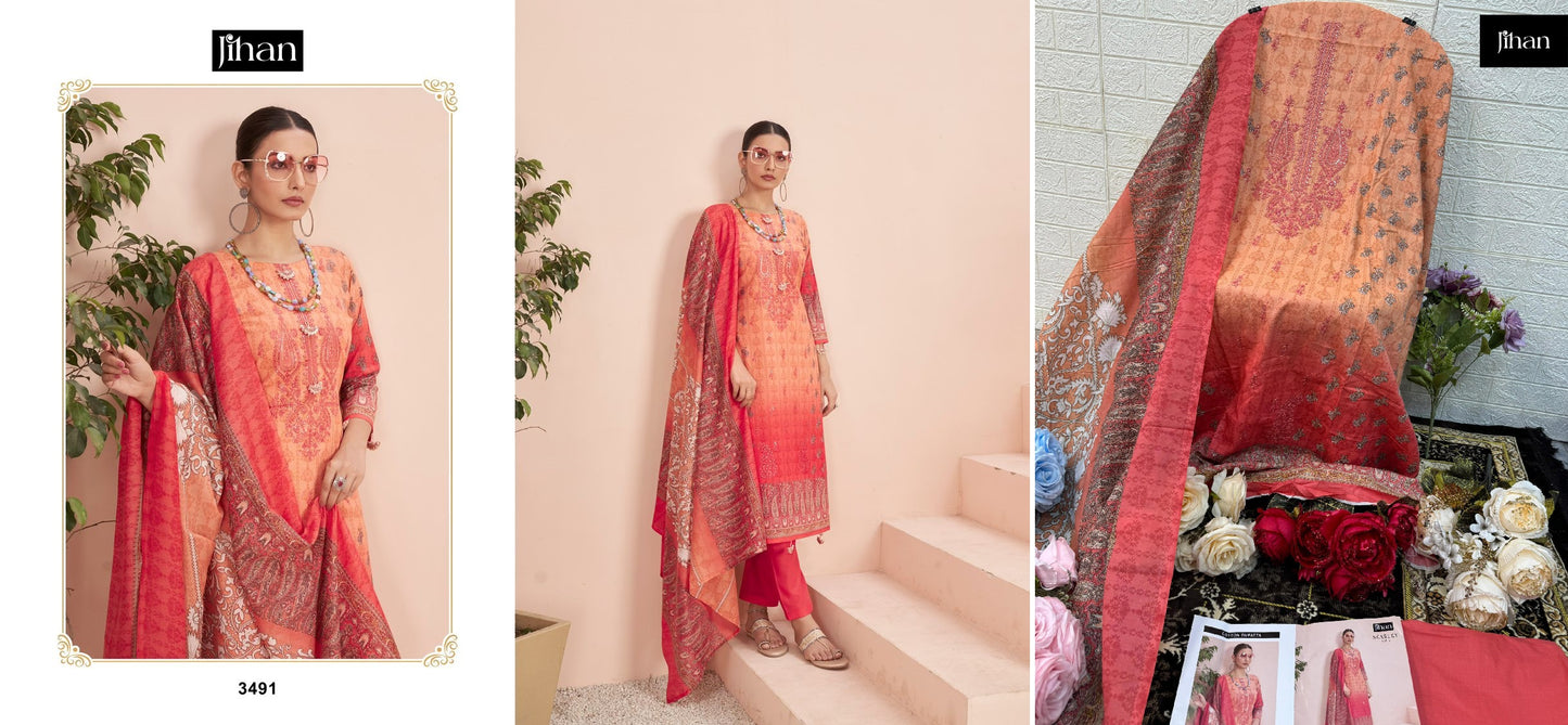 3491 Scarlet Vol 4 Jihan Pakistani Salwar Suits