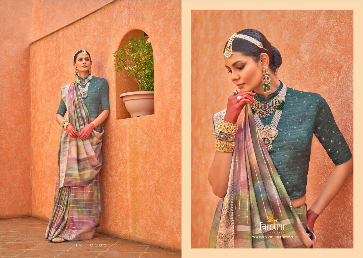 10383 Rang Tarang Trirath Sarees