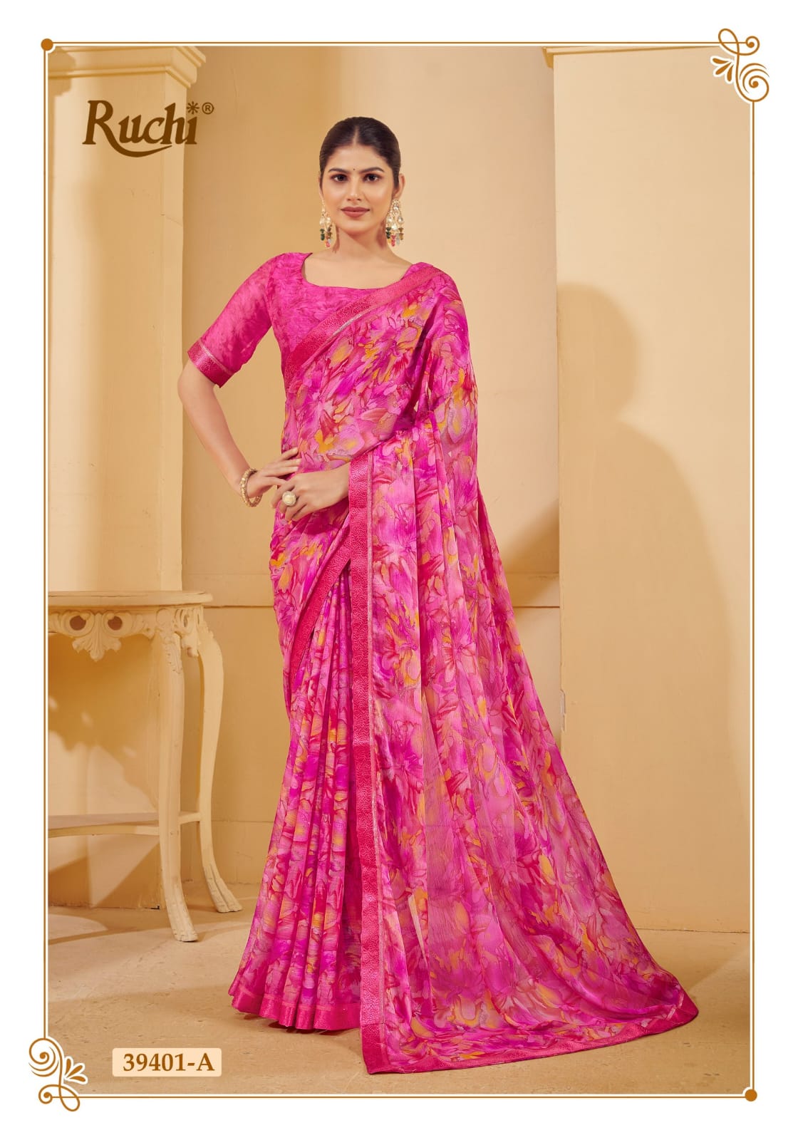 39401A Simayaa Vol 27 Ruchi Chiffon Sarees