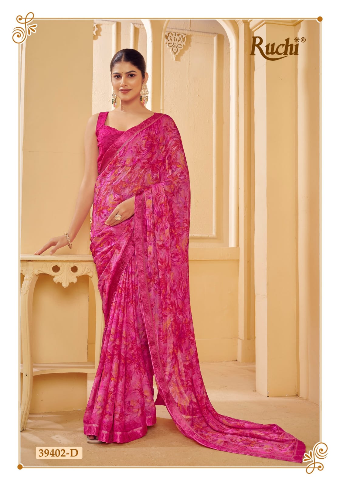 39402D Simayaa Vol 27 Ruchi Chiffon Sarees