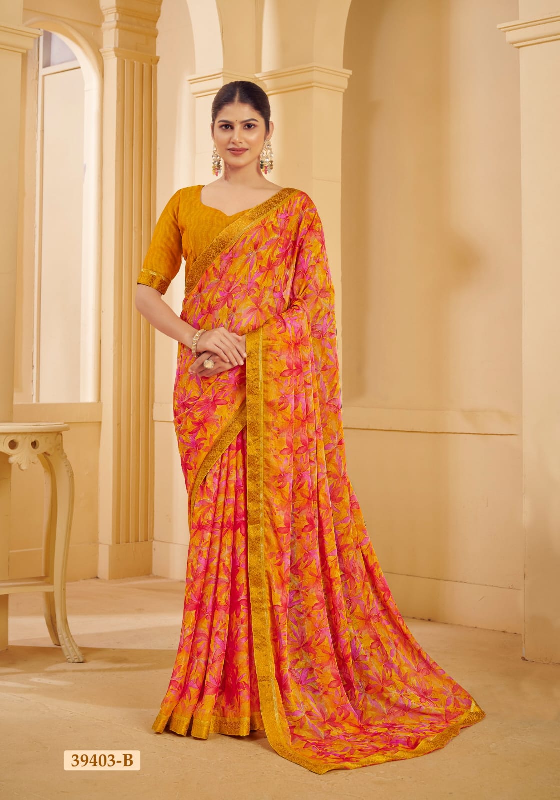 39403B Simayaa Vol 27 Ruchi Chiffon Sarees