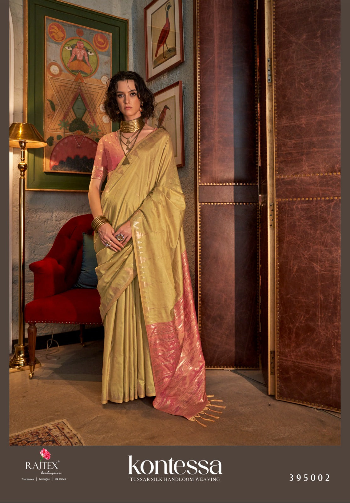 395002 Kontessa Rajtex Handloom Sarees