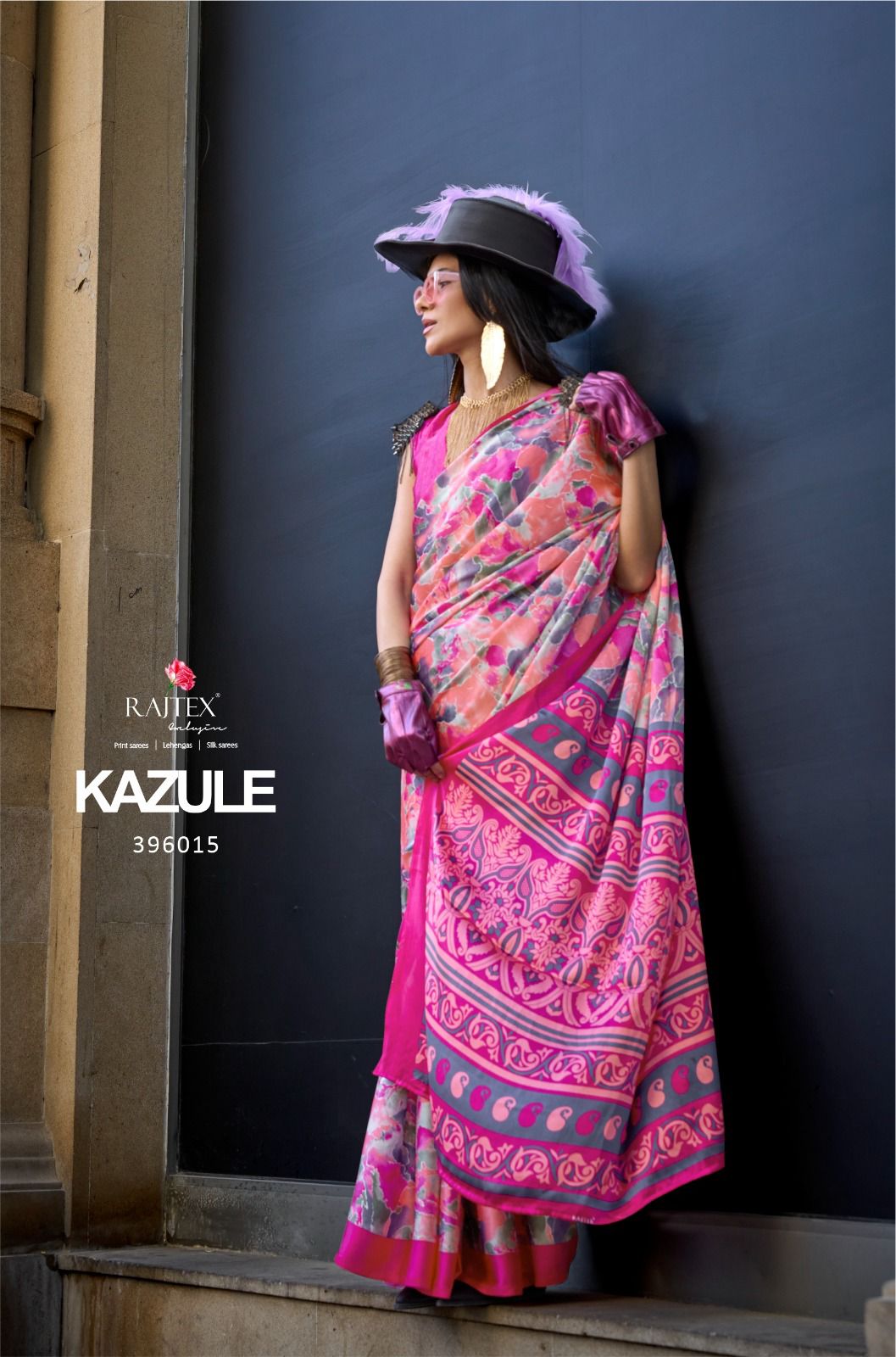 396015 Kazule Rajtex Satin Sarees