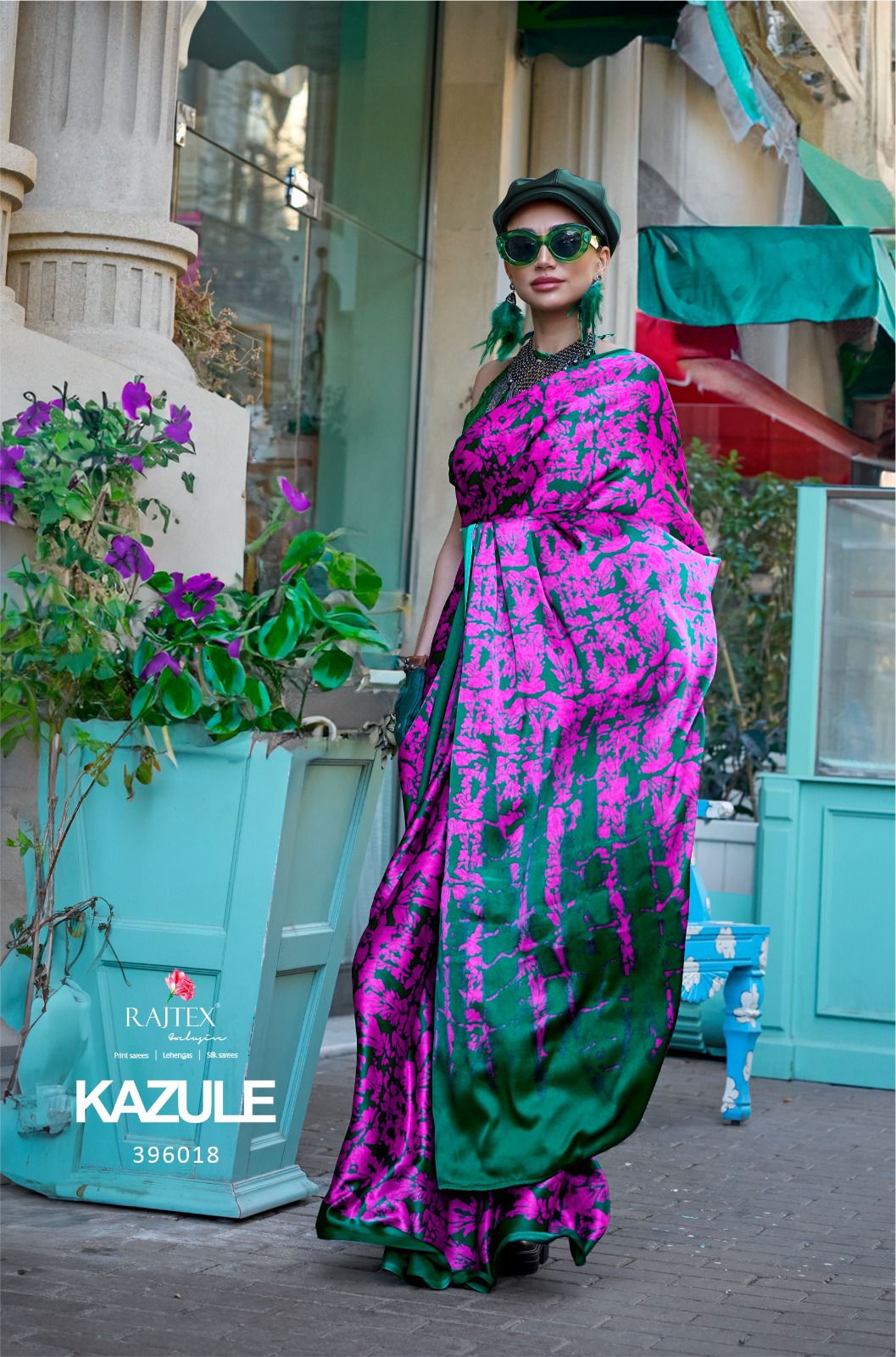 396018 Kazule Rajtex Satin Sarees