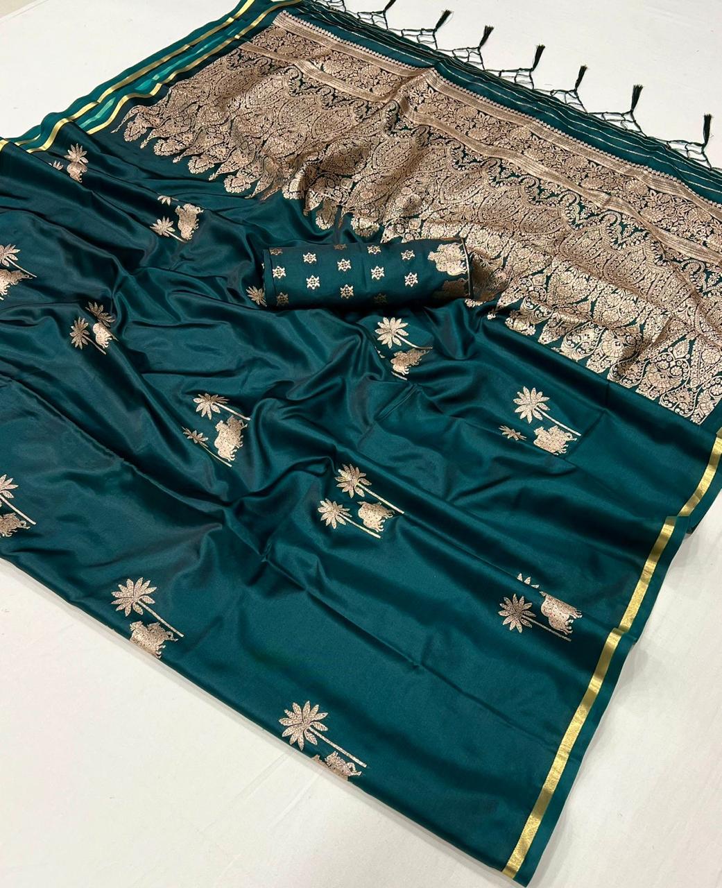 397005 Kanthkala Pichhwai Rajtex Weaving Silk Sarees