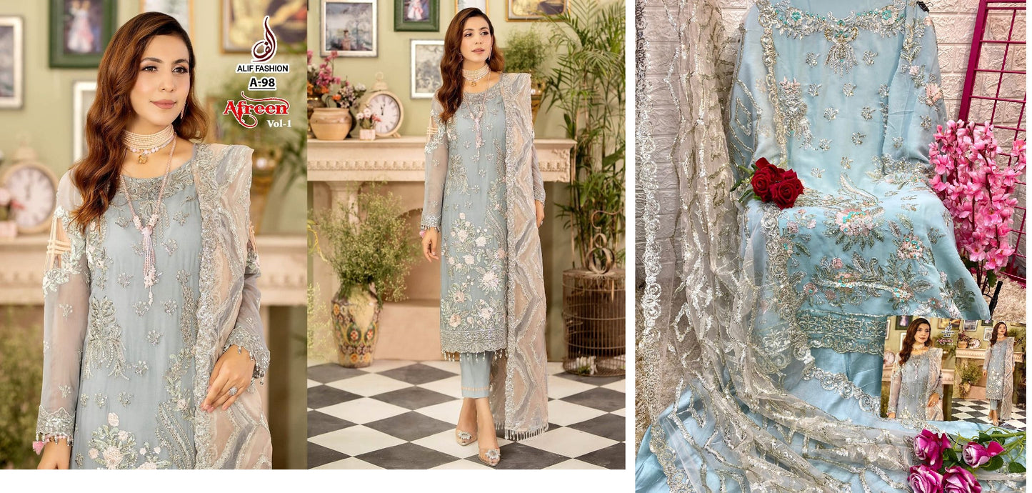 A-98 Alif Fashion Pakistani Salwar Suits