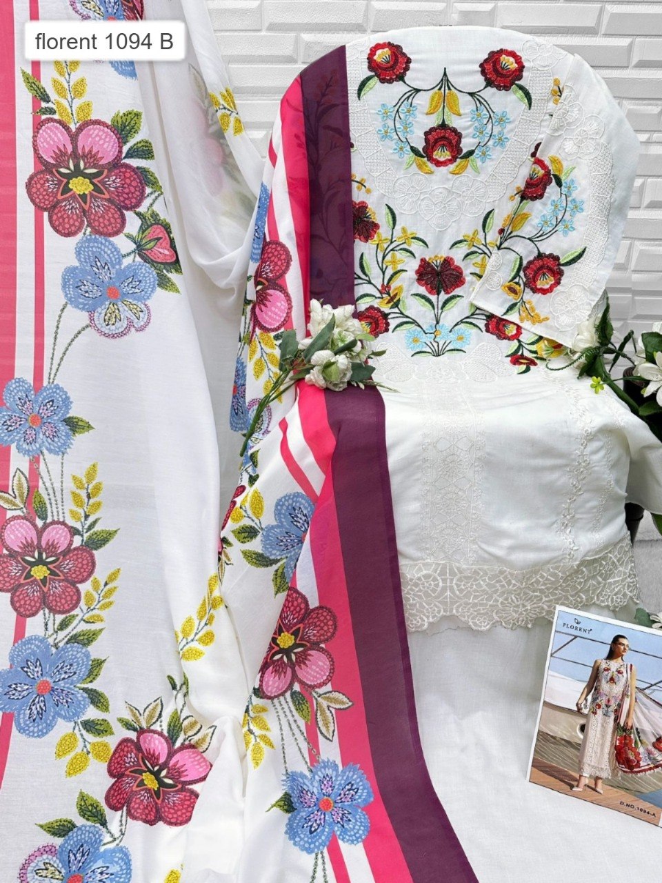 1094-A Florant Pakistani Salwar Suit