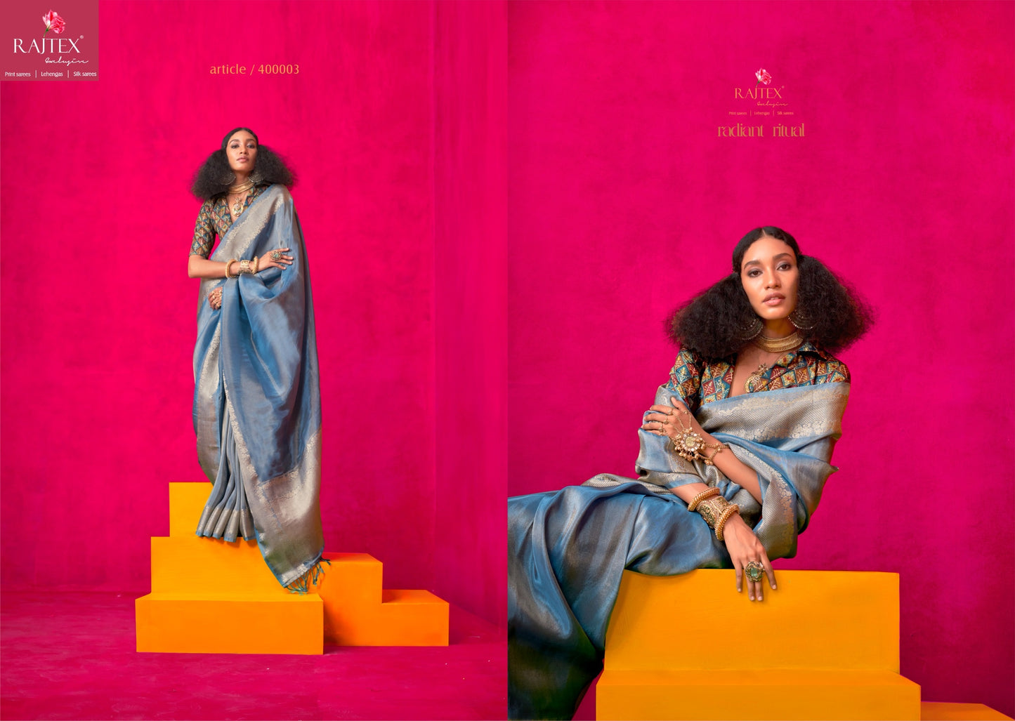 400003 Klaila Rajtex Zari Sarees