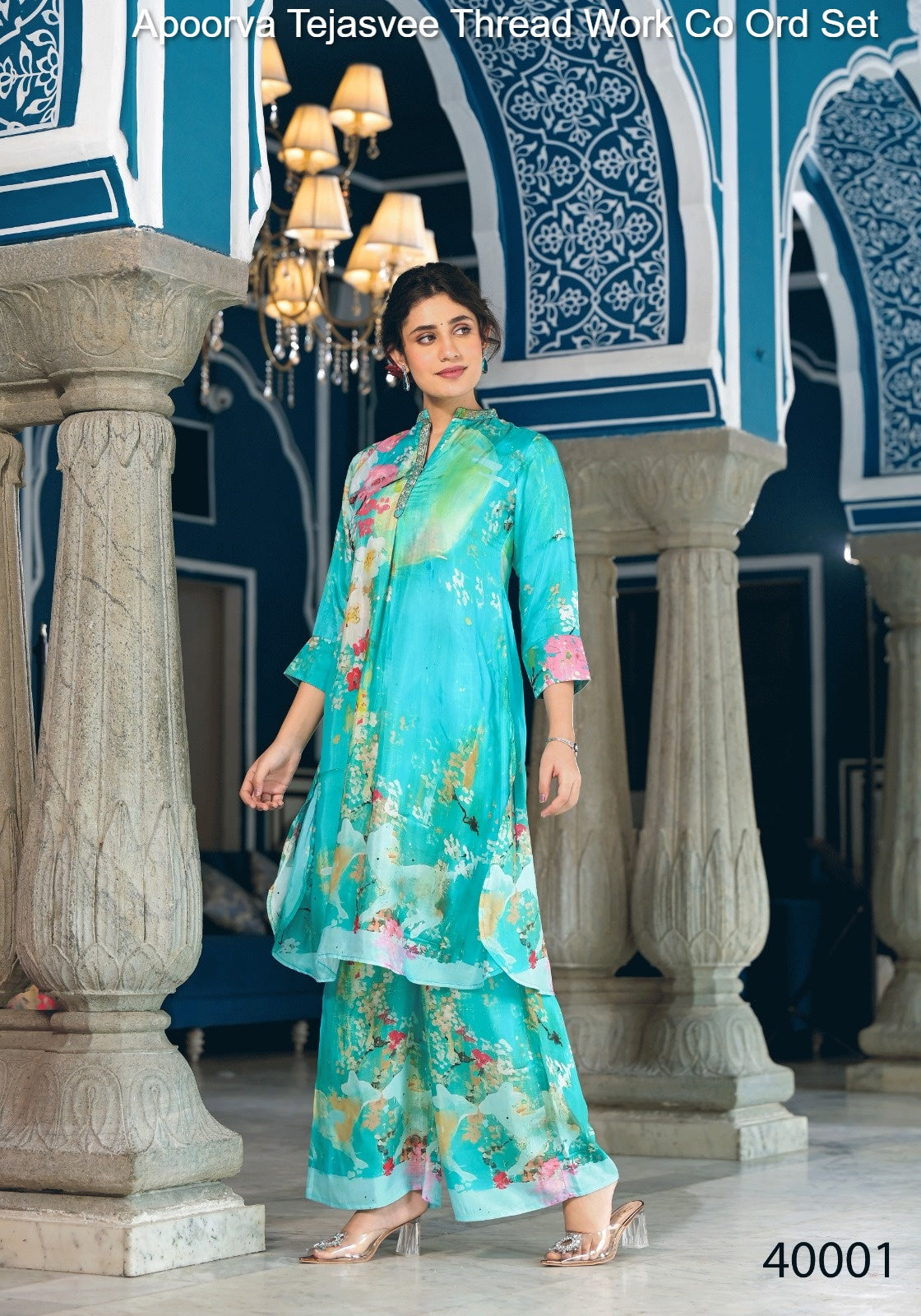 40001 Apoorva Tejasvee Thread Work Co Ord Set