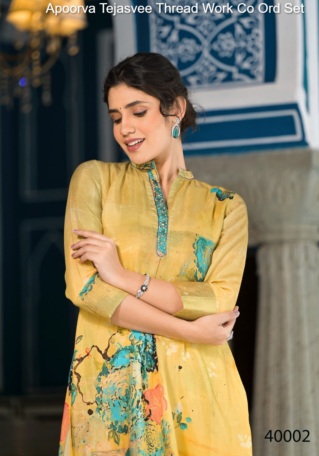 40002 Apoorva Tejasvee Thread Work Co Ord Set