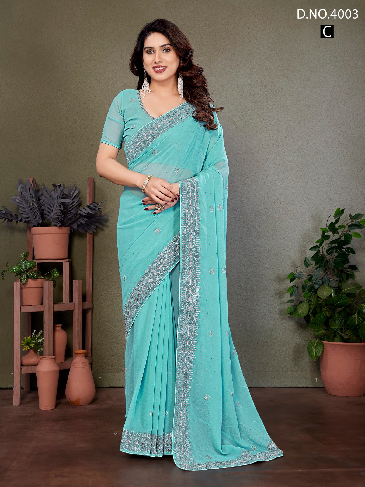 4003C Jayshree Georgette Sarees