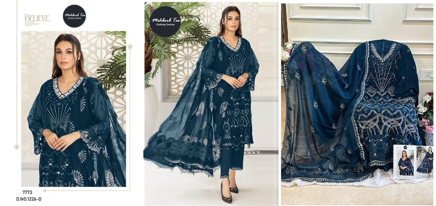 1226D Mehboob Tex Pakistani Salwar Suits
