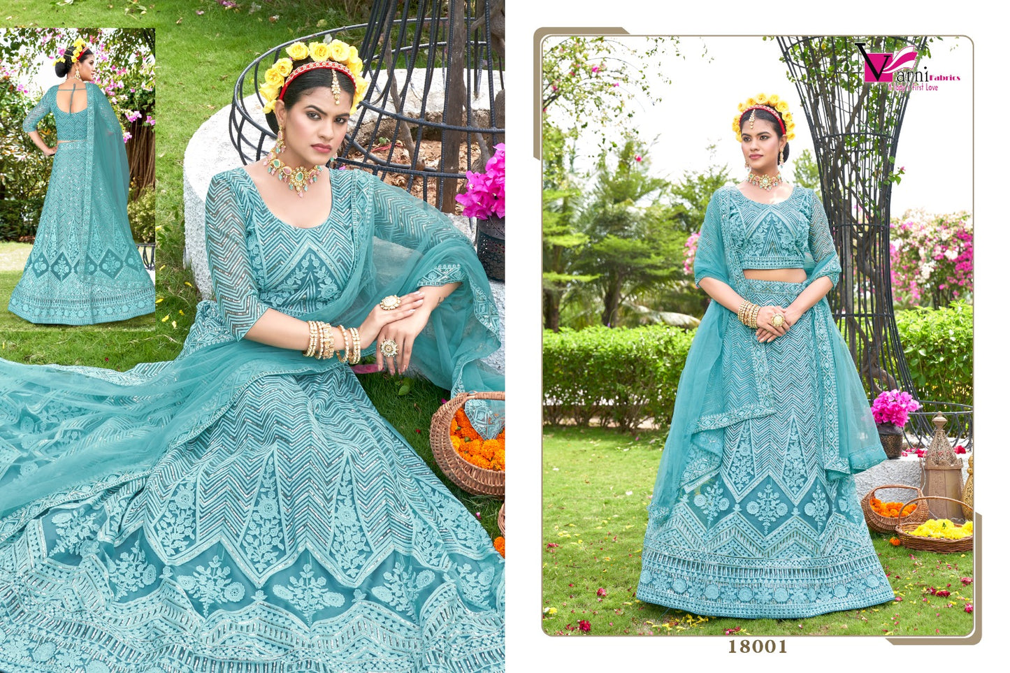 18001 Sakhi Varni Fabrics Lehenga Choli